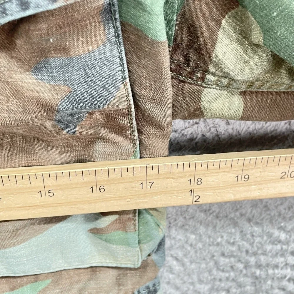 Vintage US Army M-65 Field Jacket Men's Small‎ Woodland Camo Military Tactical